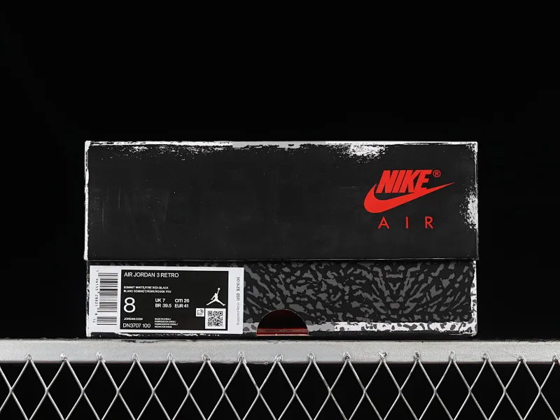 All categories Air Jordan Jordan series basketball shoes Air Jordan 3 OG version Air Jordan 3 "White Cement Reimagined" AJ3 Joe 3 new white cement top layer replica basketball shoes DN3707-100
